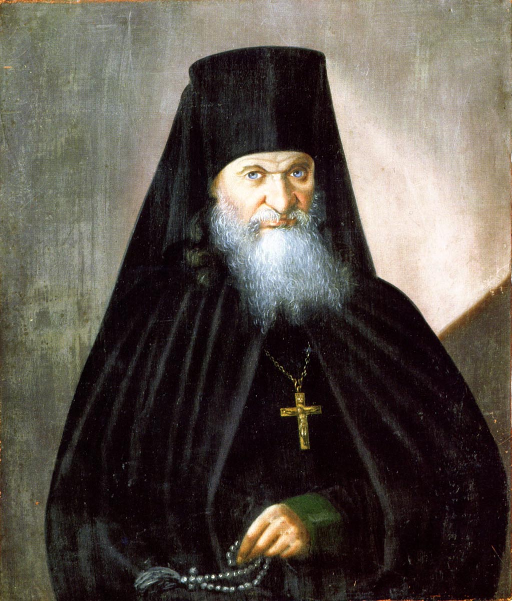 Прп. Макарий. Иеромонах Гавриил. Портрет. Оптина пустынь. 1854 г. 28.5 х 24.5. Из собрания Оптиной пустыни. ОР РГБ. Москва.